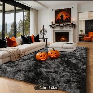 Luxurious Fluffy Shag RugUltra Soft, Plush,Fuzzy,Durable Modern Decor  5x8ft New